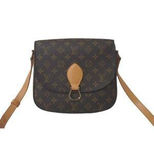 Louis Vuitton Brown Shoulder Saint Cloud Bag Monogram